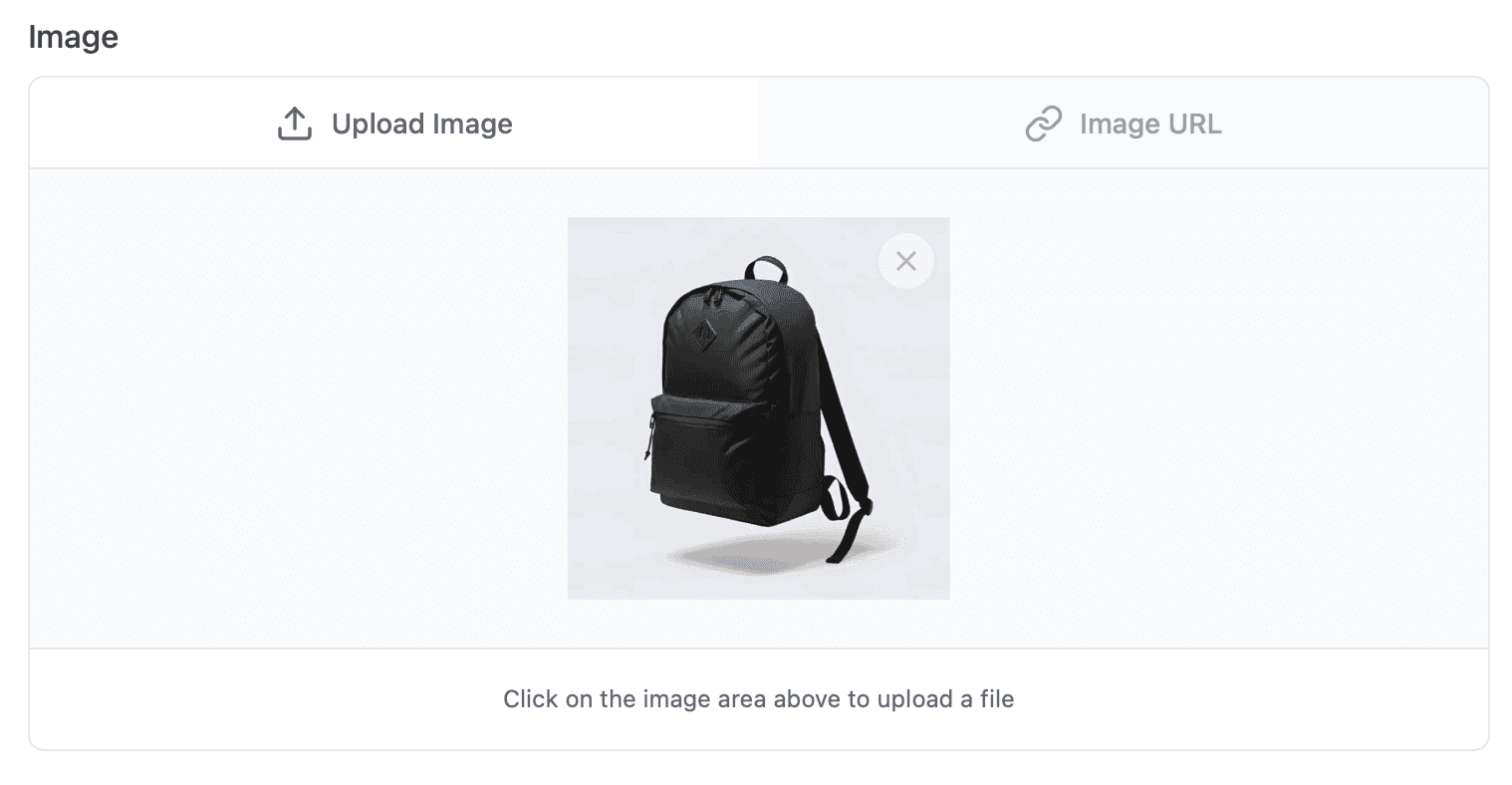 Setting an image for a wish item